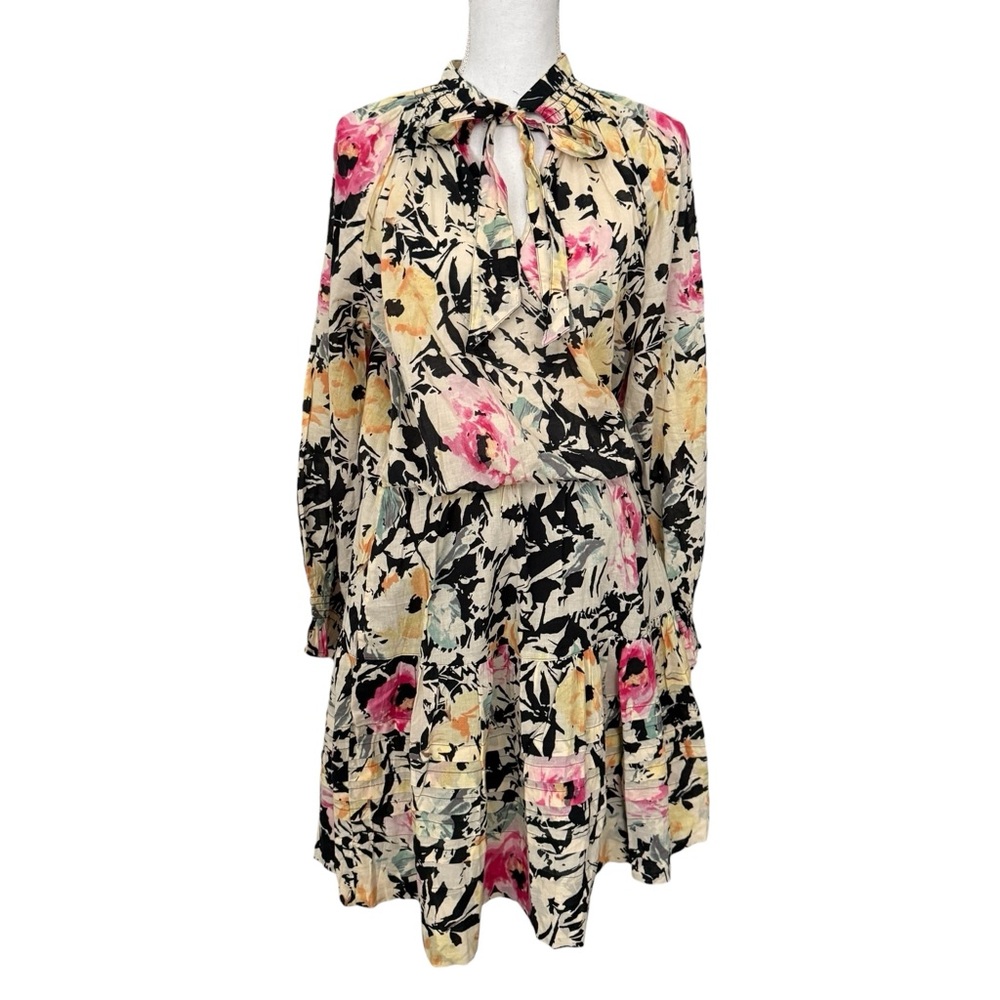 Lauren Ralph Lauren Floral Cotton Voile Long Sleeve Dress